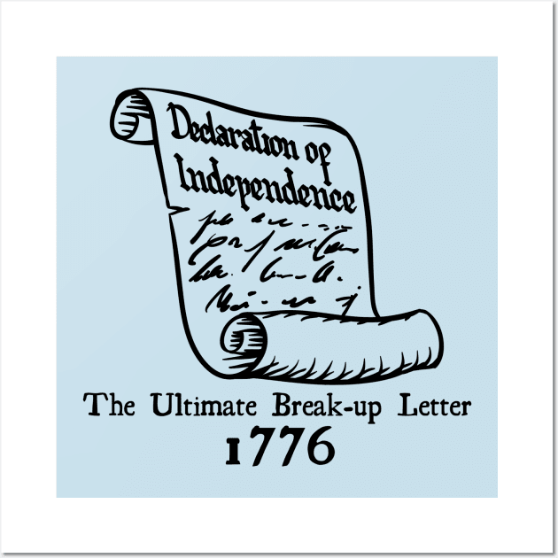 Declaration of Independence Wall Art by capesandrollerskates 